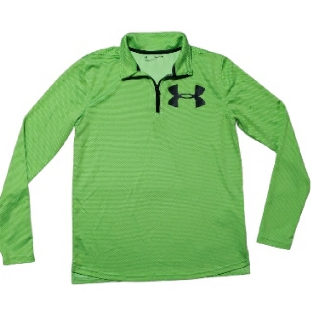 Under Armour Tech Textured ¼ Zip Long Sleeve Shirt Quirky boy's Size YXL